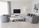 CANAPES ARRONDI TINA/6places