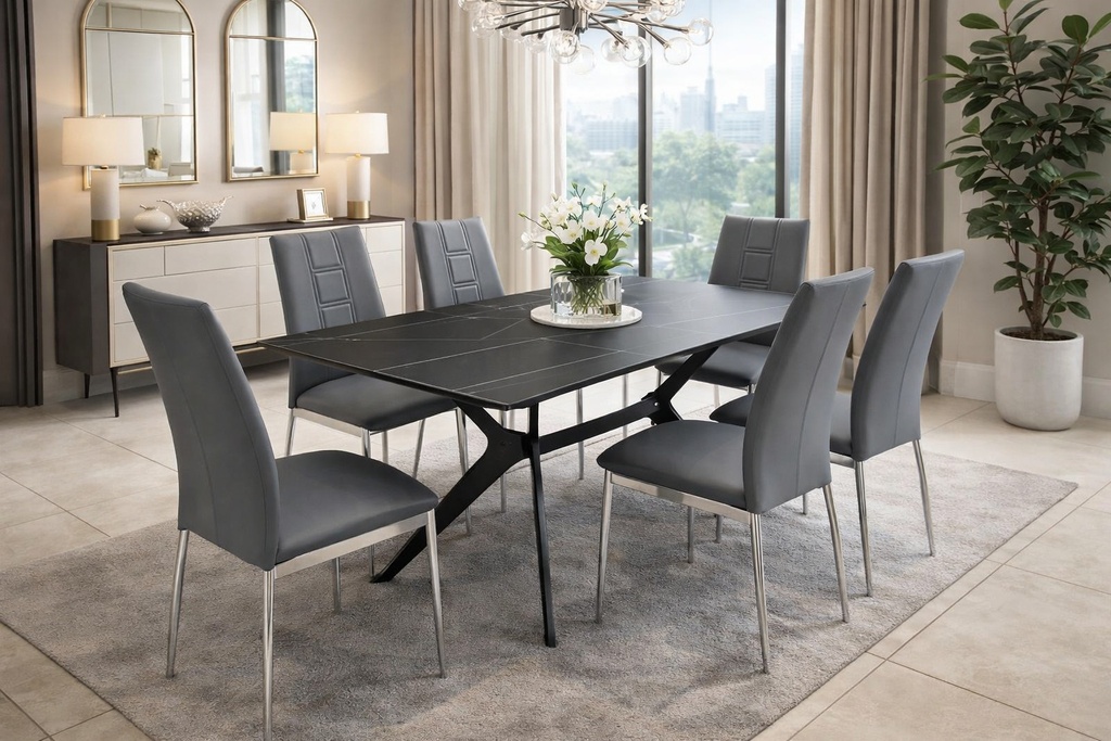 ENSEMBLE SALLE A MANGER ECO (TSM-ECO+06 SKY622-7M