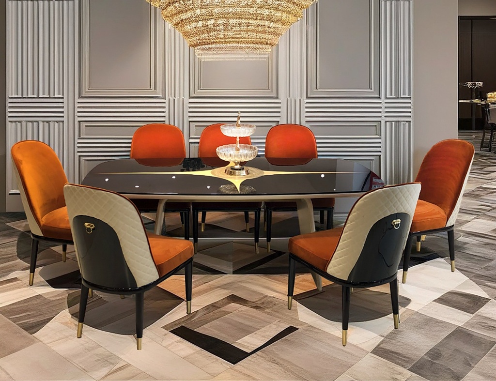 ENSEMBLE SALLE A MANGER 8 COUVERTS SM-MZ-A705