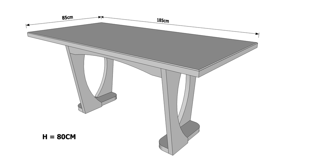 Table Salle a Manger Megalux TSM-COTONOU