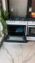 CUISINIERE  A GAZ HERA 5 FOYERS 72X55CM BLANCHE
