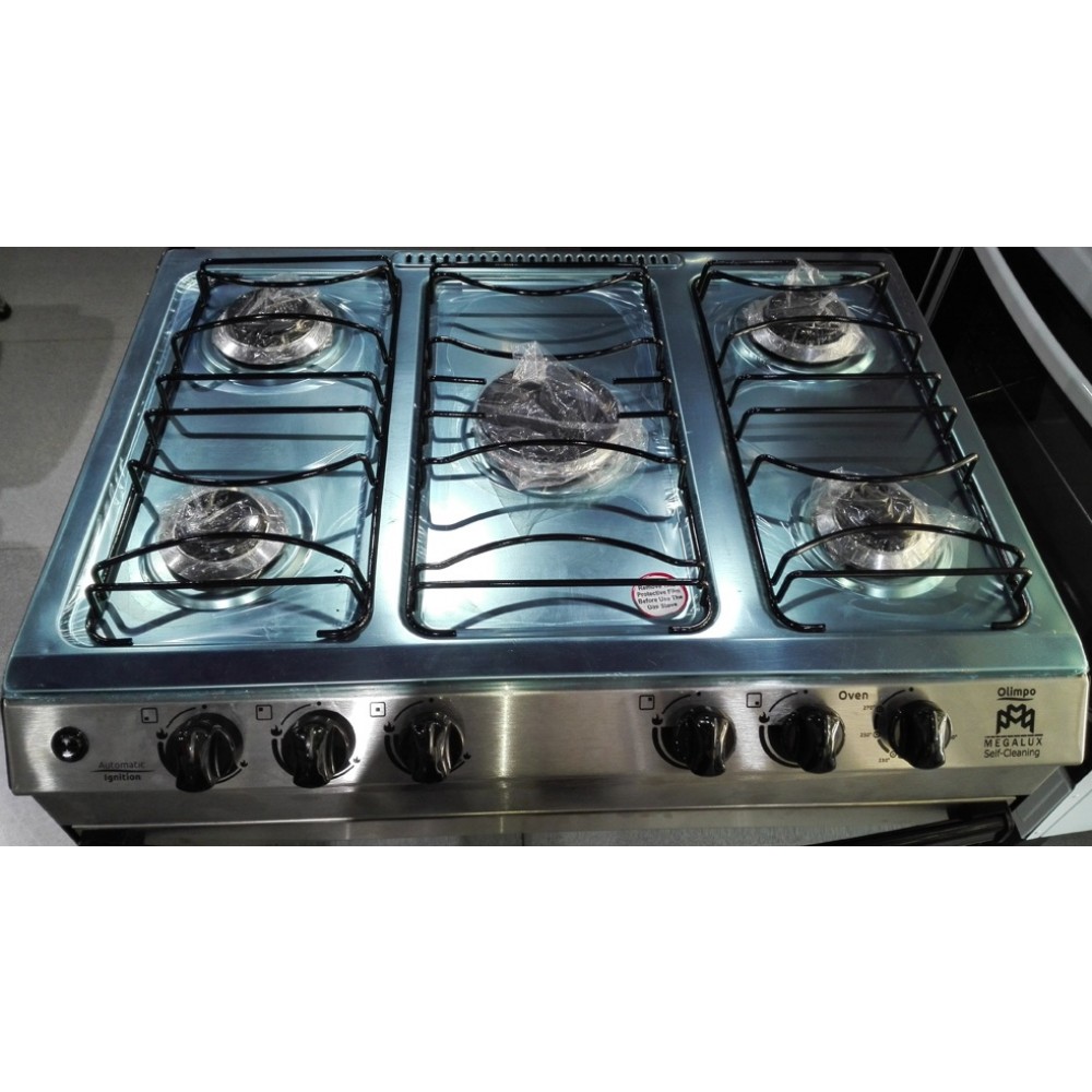 Cuisinière OLIMPO 72X55 Cm (5 Foyers Gris)