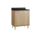 Meuble De Cuisine Armoire Paillasse 2 Battants MC-5122