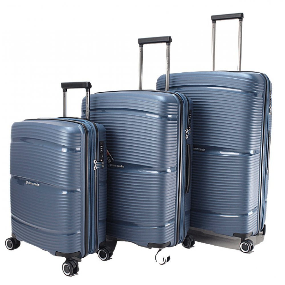 VALISE PIERRE CARDIN, BLEUE MARINE VAL-PC86302B/GRAND MODEL