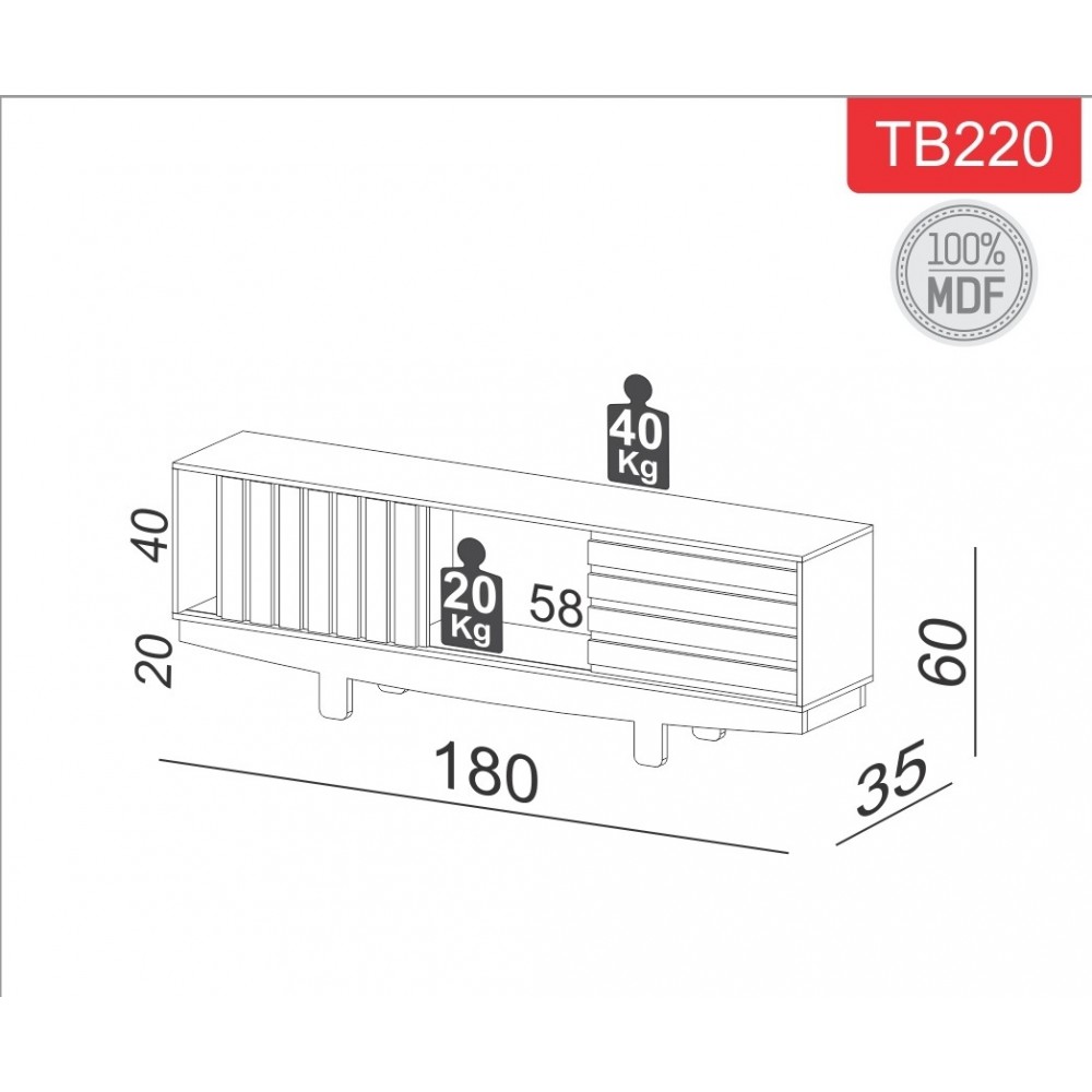 Meuble Télé MT-TB220