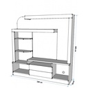 Meuble Télé Classeur MT-2615