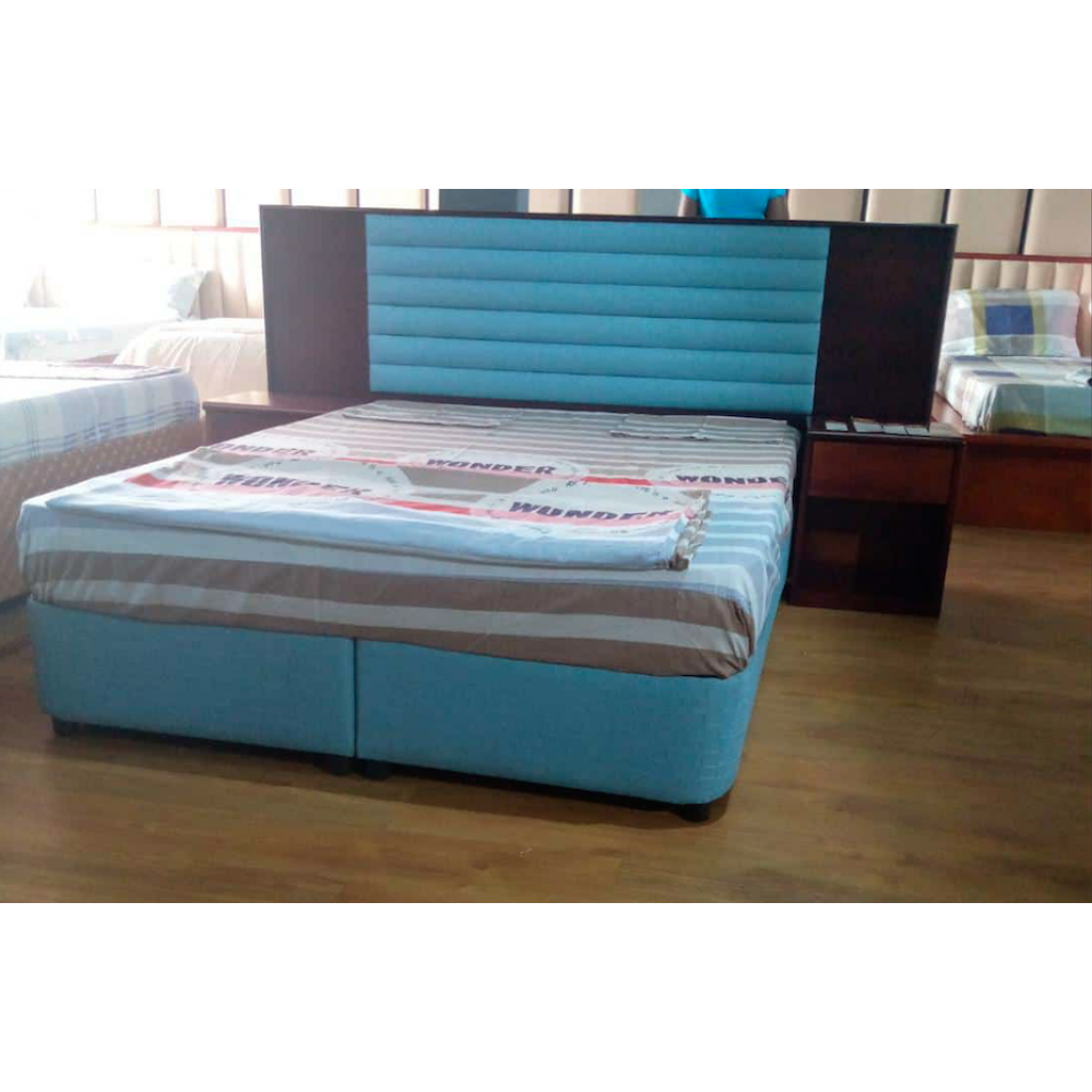 Bed Base Set + Head Board MATEO + Mattress TL-MATHEO.