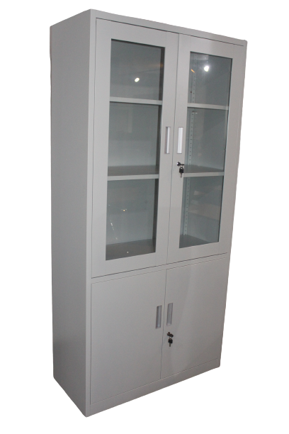 Armoire Metalique Vitree 4  Battants AR-AS-020