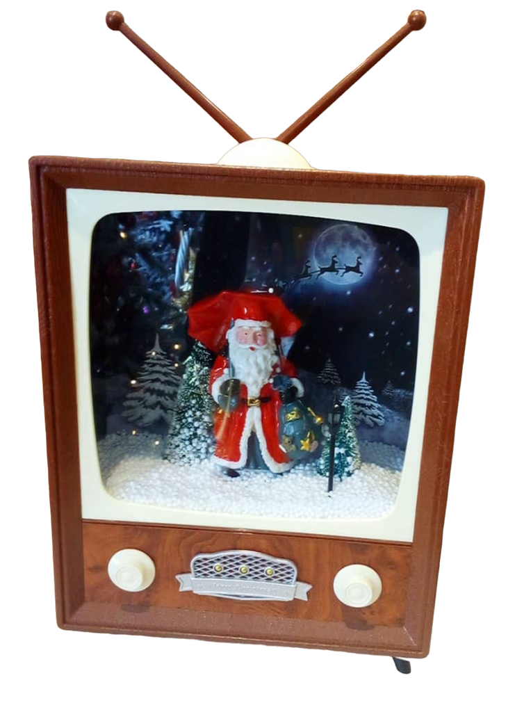 DECO NOEL CAISSE ANIMEE 23X30X10.7CM DN-TV2340